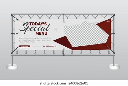 restaurant Mesh Banners design template