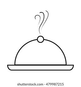 restaurant metal platter