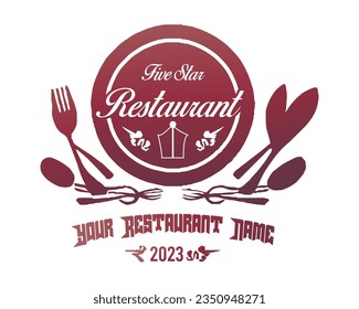 Restaurant Minimalist, Combination Logo Design