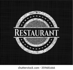 Restaurant auf der Tafel