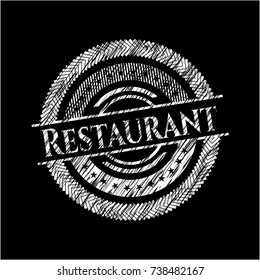 Restaurant on chalkboard