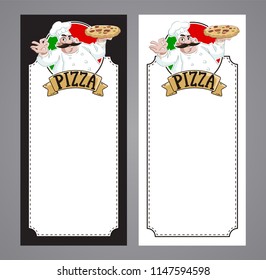 Restaurant pizzeria menu