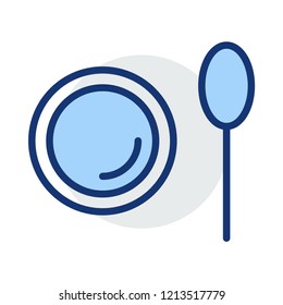 restaurant   plate  spoon  