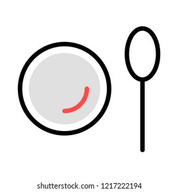 restaurant   plate  spoon  