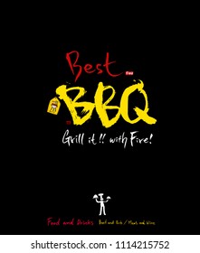 Restaurant poster / Sketchy food menu illustrations - vector