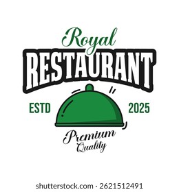 Restaurant premium logo emblem vector design