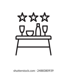 Restaurant Rating Icon - Food Review Icon