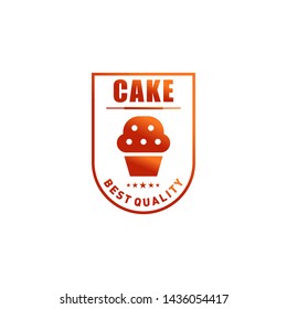 Restaurant or resto, cafe, food court logo design template orange color
