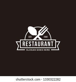 Restaurant, resto, food court, cafe logo template