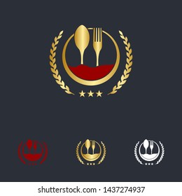 Restaurant, resto, food court, cafe logo template