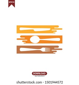 Restaurant, resto, food court, cafe logo template