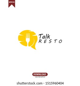 Restaurant, Resto, food court, cafe logo template