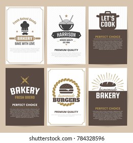 Restaurant Retro Vector Logo for banner, poster, flyer