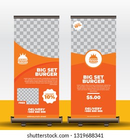 Restaurant Roll Up Banner