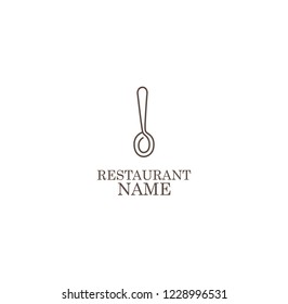 restaurant scoop and fork logo