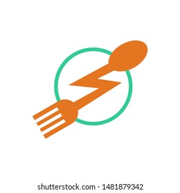 Restaurant Service Abstract Logo Template Symbol Icon 