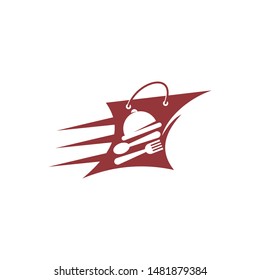 Restaurant Service Abstract Logo Template Symbol Icon 