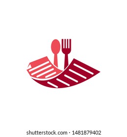 Restaurant Service Abstract Logo Template Symbol Icon 