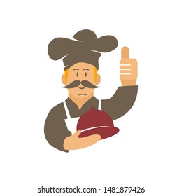 Restaurant Service Abstract Logo Template Symbol Icon 