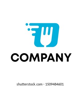Restaurant Service Abstract Logo Template Symbol Icon . food drink product
