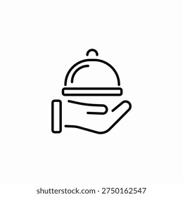 restaurant service icon sign vector