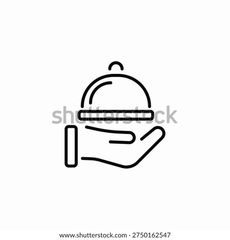 restaurant service icon sign vector