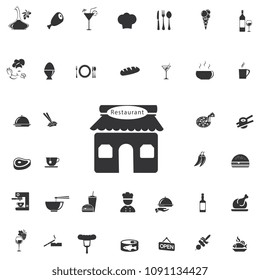 restaurant set of icons 