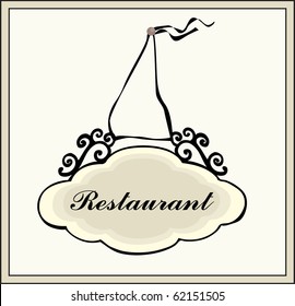 restaurant sign