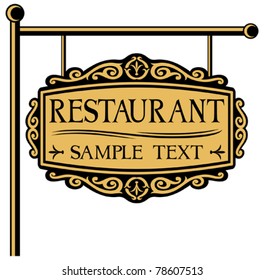 Restaurant sign