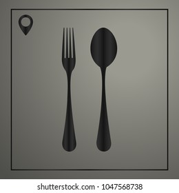 restaurant sign icon