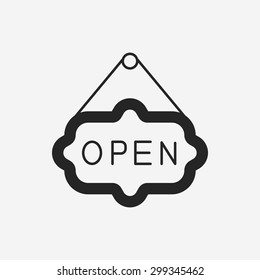 restaurant sign icon
