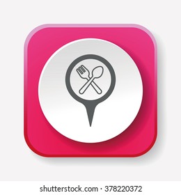 restaurant sign icon