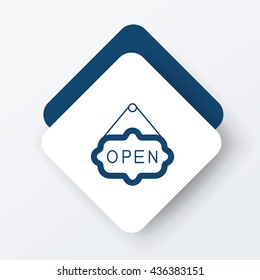 restaurant sign icon
