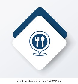 restaurant sign icon