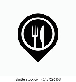 restaurant sign icon vector symbol isolated