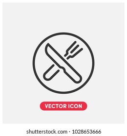 Restaurant Sign Vector Icon Illustration