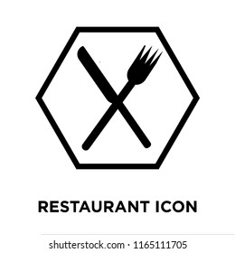 Restaurant signal icon vector isolated on white background, Restaurant signal transparent sign