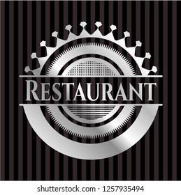 Restaurant silver emblem
