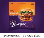 Restaurant Social Media Post Design Template