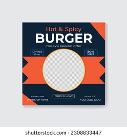 Restaurant Social Media post Design