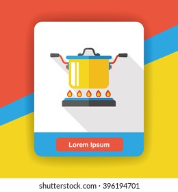 restaurant soup flat icon
