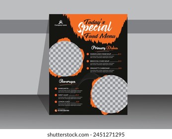 Restaurant special Food Menu Vintage template Design 