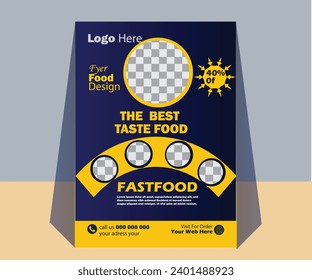Restaurant Sonderangebot Vorlage Design für Marketing. Kostbare Speisekarte Flyer Vorlage.