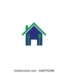 restaurant and spoon icon vector logo