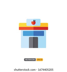 restaurant station icon in isolated on white background. for your web site design, logo, app, UI. Vector graphics illustration and editable stroke. EPS 10.