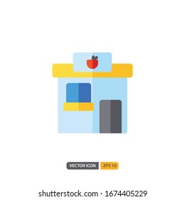 restaurant station icon in isolated on white background. for your web site design, logo, app, UI. Vector graphics illustration and editable stroke. EPS 10.