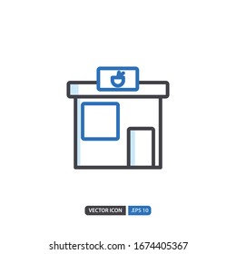 restaurant station icon in isolated on white background. for your web site design, logo, app, UI. Vector graphics illustration and editable stroke. EPS 10.