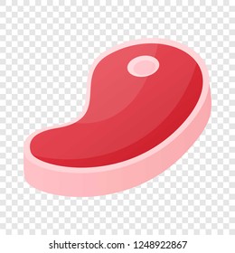 Restaurant steak icon. Cartoon of restaurant steak vector icon for web design  