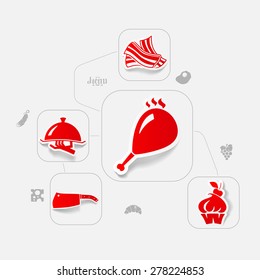 restaurant sticker infographic