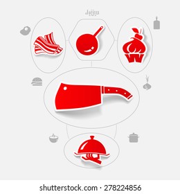 restaurant sticker infographic